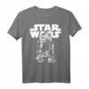 Star Wars R2-D2 Logo Pose Graphic T-Shirt – Offiziell lizenziertes Star Wars Merchandise für Fans