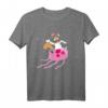 SpongeBob SquarePants Sandy Rides the Jellyfish T-Shirt – Officially Licensed Cartoon Merchandise für Fans, Kinder & Sammler