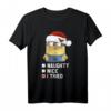 HapDog Minions T-Shirt - Naughty Nice I Tried Checkboxes Santa Minion, Offiziell Lizenzierter Partyhit