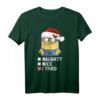 HapDog Minions T-Shirt - Naughty Nice I Tried Checkboxes Santa Minion, Offiziell Lizenzierter Partyhit