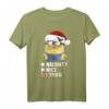 HapDog Minions T-Shirt - Naughty Nice I Tried Checkboxes Santa Minion, Offiziell Lizenzierter Partyhit