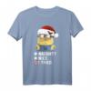HapDog Minions T-Shirt - Naughty Nice I Tried Checkboxes Santa Minion, Offiziell Lizenzierter Partyhit