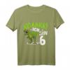 Kinder 6. Geburtstag Dino Dinosaurier T-Shirt - Cooles Geburtstagsoutfit für Dino-Fans & Dino-Party Motto