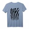 Zebramuster Zebra Kostüm Zebrastreifen Afrika T-Shirt für Kinder, Damen & Herren - Fasching & Karneval