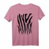 Zebramuster Zebra Kostüm Zebrastreifen Afrika T-Shirt für Kinder, Damen & Herren - Fasching & Karneval