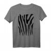 Zebramuster Zebra Kostüm Zebrastreifen Afrika T-Shirt für Kinder, Damen & Herren - Fasching & Karneval