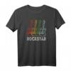 Rockstar Kinder Vintage Gitarre T-Shirt – Cooles Geschenk für junge Rockfans, Geburtstags- und Partyoutfit für Kinder