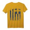 GRIECHENLAND Flagge T-Shirt für Damen, Herren und Kinder – Klassisch geschnitten, doppelt genähter Saum, ideal für Fans und Reisen