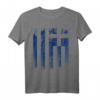 GRIECHENLAND Flagge T-Shirt für Damen, Herren und Kinder – Klassisch geschnitten, doppelt genähter Saum, ideal für Fans und Reisen