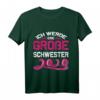 Ich werde eine große Schwester 2020 T-Shirt – Perfektes Geschenk zur Schwangerschaftsankündigung für stolze Mädchen