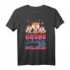 Große Schwester von Zwillingen 2024 T-Shirt mit Fuchs - Perfektes Geschenk zur Babyankündigung für das große Mädchen