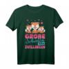Große Schwester von Zwillingen 2024 T-Shirt mit Fuchs - Perfektes Geschenk zur Babyankündigung für das große Mädchen