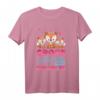 Große Schwester von Zwillingen 2024 T-Shirt mit Fuchs - Perfektes Geschenk zur Babyankündigung für das große Mädchen