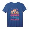 Große Schwester von Zwillingen 2024 T-Shirt mit Fuchs - Perfektes Geschenk zur Babyankündigung für das große Mädchen
