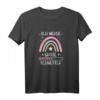 Ich werde Große Schwester 2024 Regenbogen T-Shirt - Süße Schwangerschaftsverkündung für Baby-News, Babyparty & Baby Shower