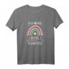 Ich werde Große Schwester 2024 Regenbogen T-Shirt - Süße Schwangerschaftsverkündung für Baby-News, Babyparty & Baby Shower