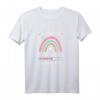 Ich werde Große Schwester 2024 Regenbogen T-Shirt - Süße Schwangerschaftsverkündung für Baby-News, Babyparty & Baby Shower