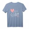 Big Sister 2024 Herz T-Shirt - Schwangerschaft Verkünden & Geschenk für die Große Schwester 2024
