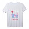 Ich bin vielleicht klein, aber bald eine große Schwester T-Shirt – Geschenkidee für werdende große Schwester 2024 mit Elefanten Herz Ballon Design