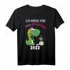 Ich Werde Eine Große Schwester 2022 Dinosaurier T-Shirt – Perfekt zur Schwangerschaftsankündigung & Baby Party Geschenk für große Schwester