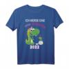 Ich Werde Eine Große Schwester 2022 Dinosaurier T-Shirt – Perfekt zur Schwangerschaftsankündigung & Baby Party Geschenk für große Schwester