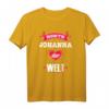 Beste Johanna der Welt T-Shirt - Perfektes Geschenk für Freundin, Frau, Schwester, Tante oder Nachbarin mit dem Vornamen Johanna