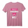 Beste Johanna der Welt T-Shirt - Perfektes Geschenk für Freundin, Frau, Schwester, Tante oder Nachbarin mit dem Vornamen Johanna