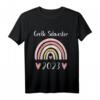 Kinder Große Schwester 2023 Regenbogen Geschenk - Geburt Ankündigung T-Shirt für Mädchen, Baby Shower & Babyparty Geschenkidee
