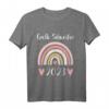Kinder Große Schwester 2023 Regenbogen Geschenk - Geburt Ankündigung T-Shirt für Mädchen, Baby Shower & Babyparty Geschenkidee