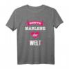 Beste Marlene der Welt T-Shirt – Persönliches Geschenk für Marlene, Freundin, Frau, Schwester oder Tante