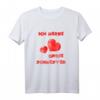 Ich Werde Große Schwester Mädchen Design - Zwei Herzen Outfit T-Shirt zur Schwangerschafts- und Geburtstagsverkündung