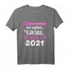Kinder Ich werde eine große Schwester 2021 Schmetterling Butterfly T-Shirt – Perfektes Geschenk für zukünftige große Schwestern