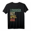 11 Jahre Geburtstag Shirt Geschenk - Legendär Seit April 2010 Vintage T-Shirt für Jungen & Mädchen, perfekte Geschenkidee zum 11. Geburtstag