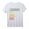 11 Jahre Geburtstag Shirt Geschenk - Legendär Seit April 2010 Vintage T-Shirt für Jungen & Mädchen, perfekte Geschenkidee zum 11. Geburtstag
