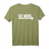Sie wars | Pfeil rechts | Lustiges Partnerlook T-Shirt für Geschwister, Paare & Familien - Witziges Outfit für Bruder und Schwester