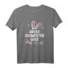 Damen Großes Schwester Osterhase Partnerlook T-Shirt - Lustiges Ostergeschenk für Familie, Freunde & Schwester
