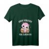 Damen Große Schwester von Zwillingen - Zwillinge Geburt Eulen T-Shirt mit V-Ausschnitt, perfektes Geschenk zur Schwangerschaftsankündigung, Baby Shower & Geburtstag