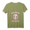 Damen Große Schwester von Zwillingen - Zwillinge Geburt Eulen T-Shirt mit V-Ausschnitt, perfektes Geschenk zur Schwangerschaftsankündigung, Baby Shower & Geburtstag