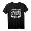 Ich Werde Eine Große Schwester 2020 T-Shirt – Perfektes Geschenk zur Babyankündigung für Töchter