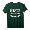 Ich Werde Eine Große Schwester 2020 T-Shirt – Perfektes Geschenk zur Babyankündigung für Töchter