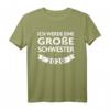 Ich Werde Eine Große Schwester 2020 T-Shirt – Perfektes Geschenk zur Babyankündigung für Töchter