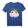 Ich Bin Die Große Schwester Nochmal 2020 Einhorn T-Shirt – Perfektes Geschenk für große Schwestern zum Geburtstag, Weihnachten und Familienfest