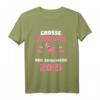 Große Schwester Von Zwillingen 2021 Flamingo Geburt Geschenk T-Shirt – Perfektes Zwillings-Geschenk für große Schwestern auf Babyparty und Geburt