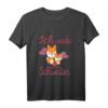 Kinder Ich werde große Schwester Fuchs T-Shirt für Mädchen – Perfekt für Babyparty, Schwangerschaft und Geburt des Neugeborenen