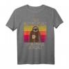 I Hate Morning People Faultier Spruch Sleepy Sloth Retro T-Shirt – Lustiges Geschenk für Morgenmuffel, Kaffee- und Faultierliebhaber zu Weihnachten oder Geburtstag