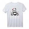 Große Schwester von Zwillingen Panda Geschenk T-Shirt - Lustiges Geschenk für Panda-Liebhaberinnen & Zwillingsgeschwister