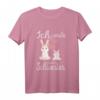 Ich werde große Schwester Hasen T-Shirt – Süßes Outfit für angehende große Schwester, perfekt als Geschenk zur Babyparty, Schwangerschaft oder Geburt