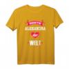 Beste Alexandra der Welt T-Shirt – Perfektes Geschenk für deine Freundin, Schwester oder Tante namens Alexandra