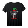 Schwester Elfe Familienoutfit Partnerlook Weihnachten - Lustiges Elf Kostüm für die ganze Familie als Geschenkidee