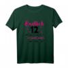 12. Geburtstag Mädchen T-Shirt - Endlich 12 Jahre, Lustiges Geschenk mit Herz und Sternen für Tochter, Nichte oder Enkelin